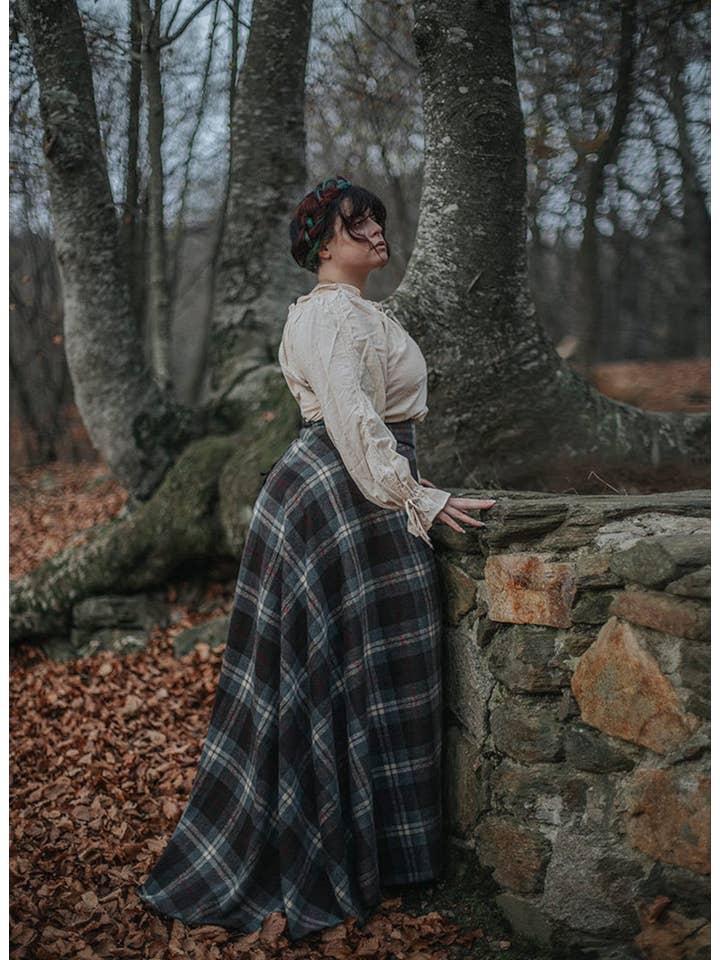 Costurero Real - Vendita all'ingrosso Maglietta - Donna - Camicia medievale da donna in cotone regolabile stile rinascimentale, steampunk, pirata, hobbit2