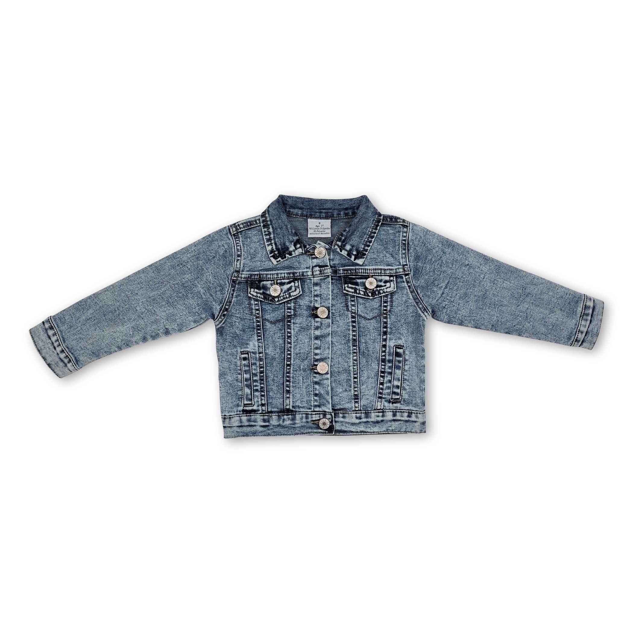 Yawoo Garments - Vente Veste en jean – enfant - vestes en jean pour filles de haute qualité2