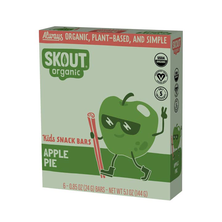 Skout Organic - Wholesale Snack Bar - Skout Organic Apple Pie Kids Snack Bar | Nut-Free