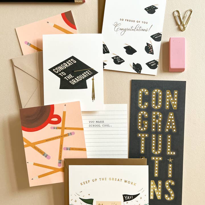 Ginger P. Designs - Wholesale Graduation Card - Graduate Hat Graduation Greeting Card