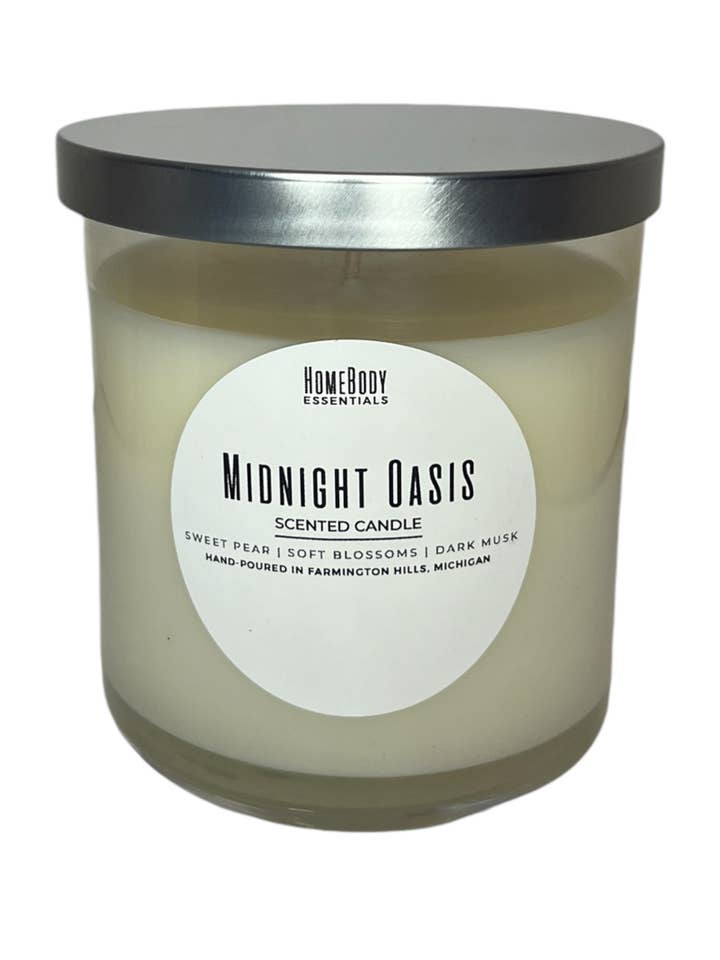 Midnight Oasis 1-Wick Candles for wholesale by HomeBody Essentials