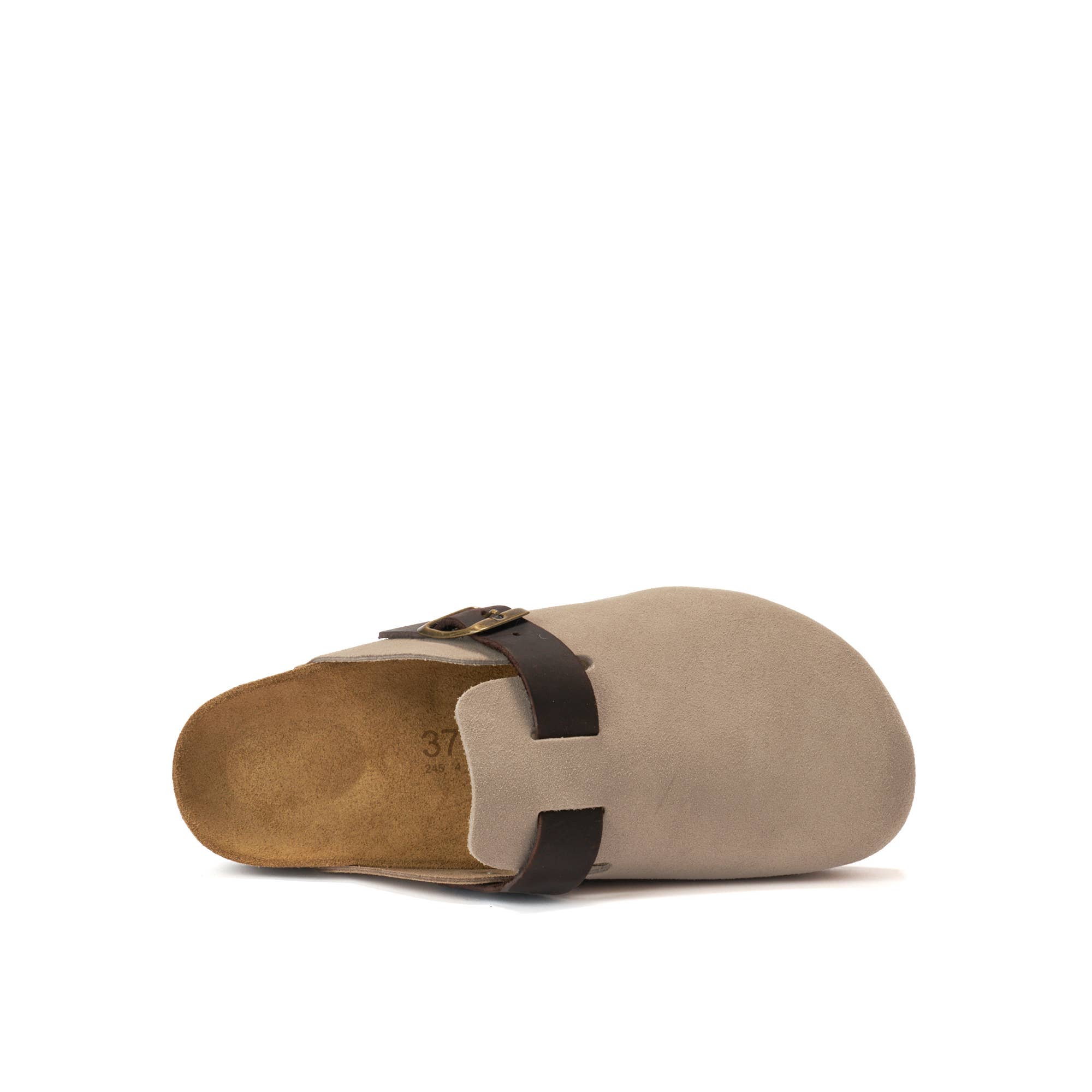 Mandél – wholesale Slippers – Men's – NOE slipper in taupe suede leather - Art.MI12274