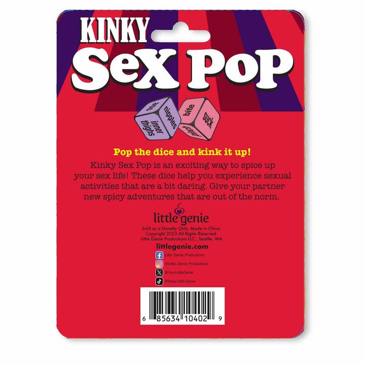 Little Genie Productions - Vendita all'ingrosso Sex toy - Gioco di Dadi Scoppiettanti per Sesso Piccante2