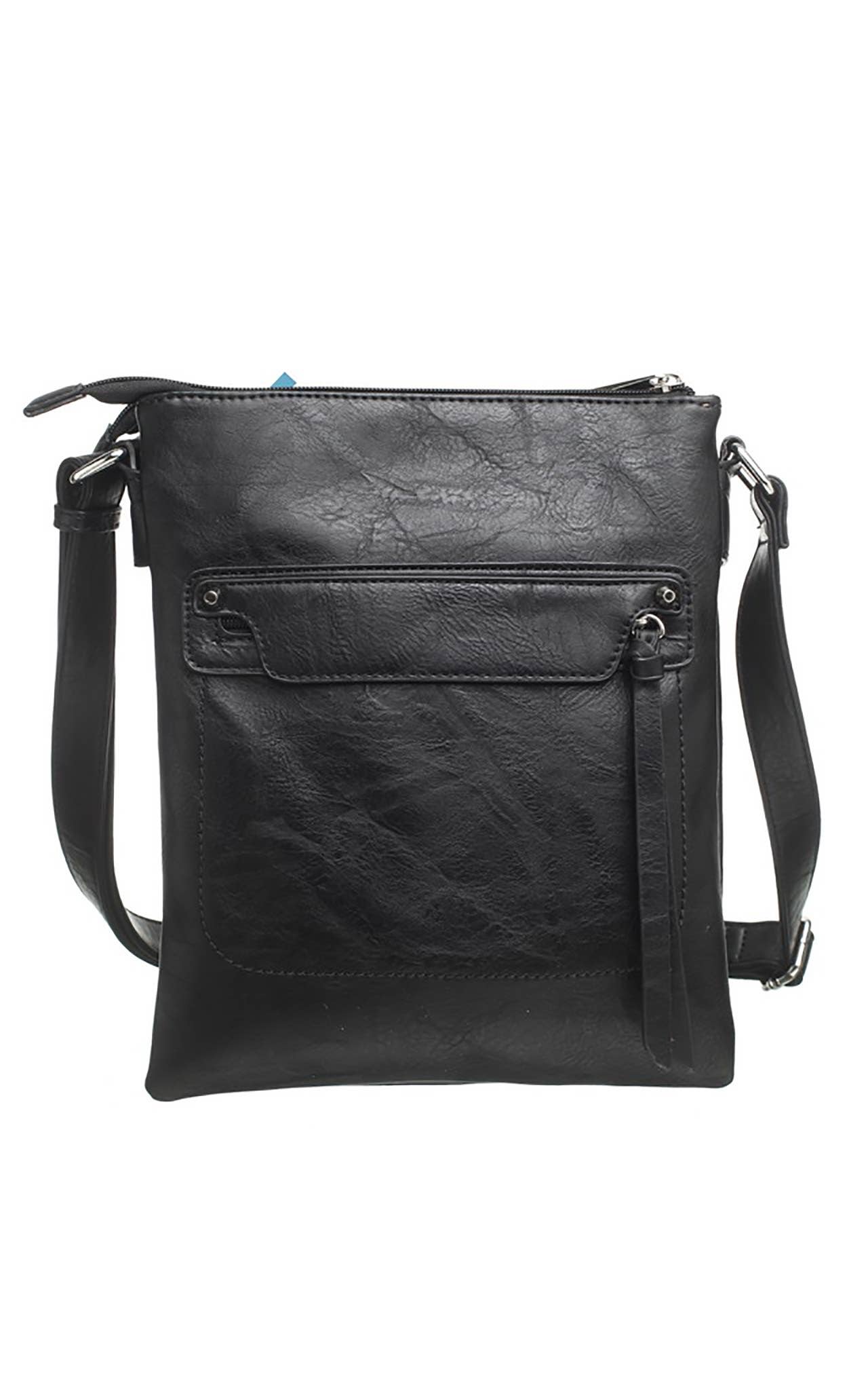 Bessie London - Vente Sac à bandoulière – femme - SAC À BANDOULIÈRE ZIPPÉ CLASSIQUE2