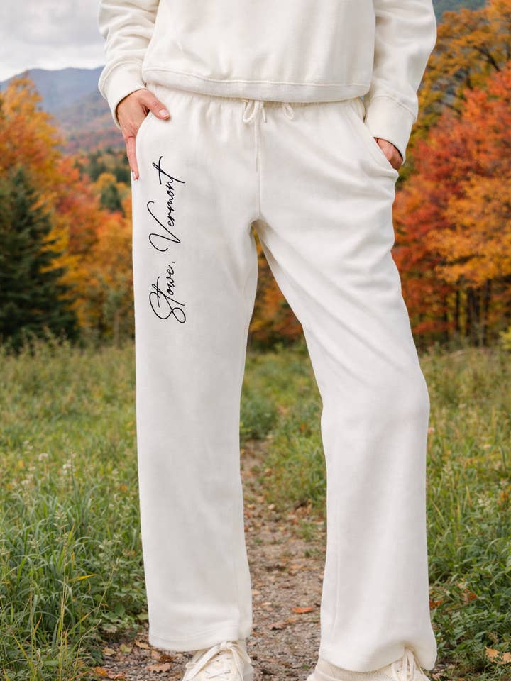Simply - CUSTOMIZABLE Ladies Fleece Wide Leg Pants for wholesale by MT Brand Apparel