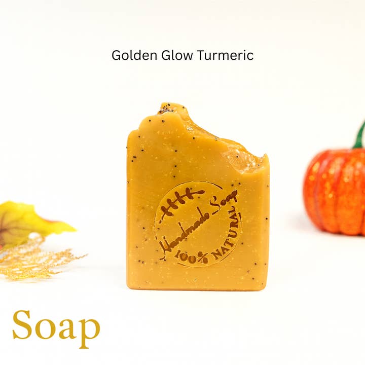 Etti Soap LLC - Wholesale Bar Soap - Golden Glow Turmeric Soap | Handmade Lemon Exfoliating Natural Bar2