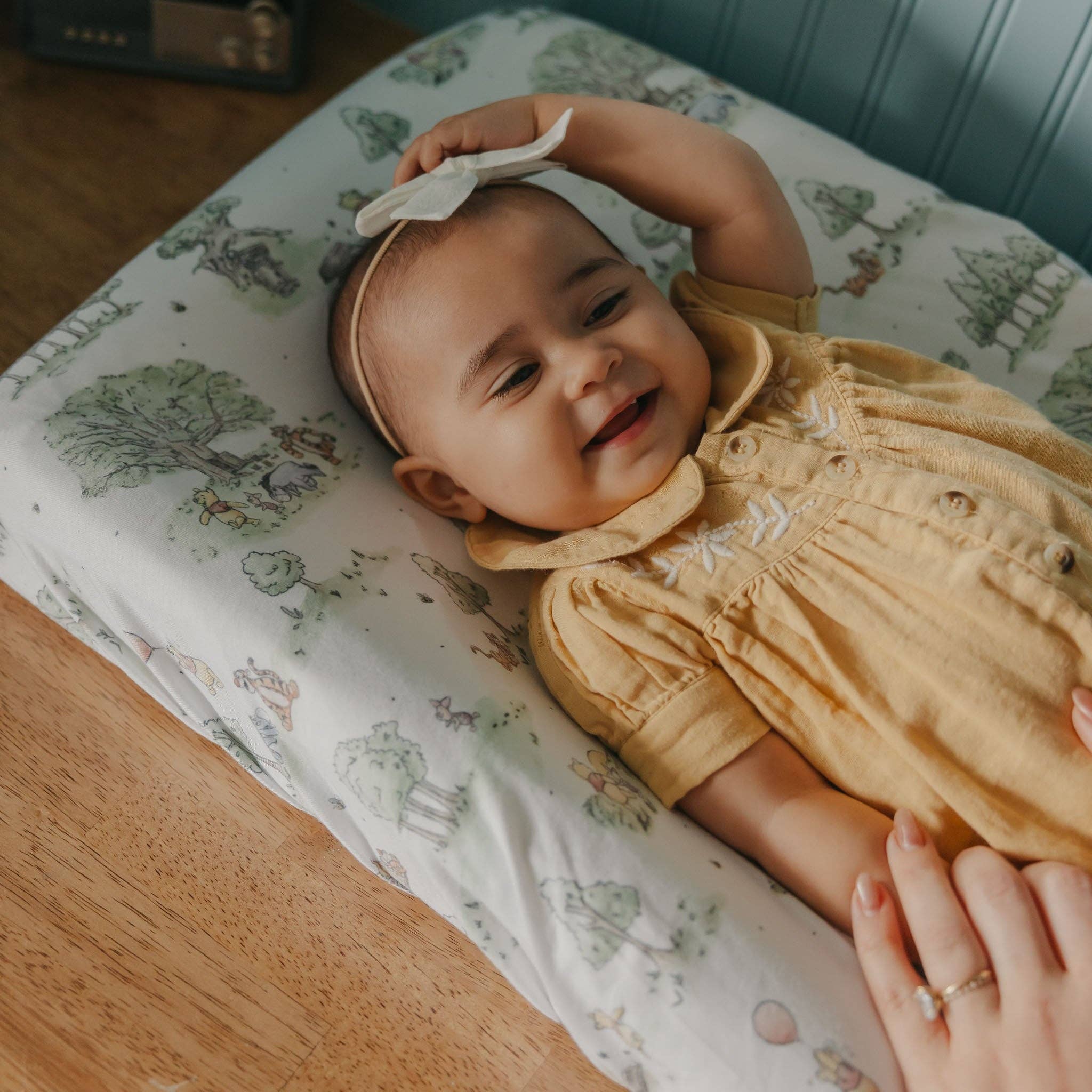 Copper Pearl - Wholesale Changing Mat/Pad Cover - Baby - Premium Knit Diaper Changing Pad Cover - Hundred Acre Wood5