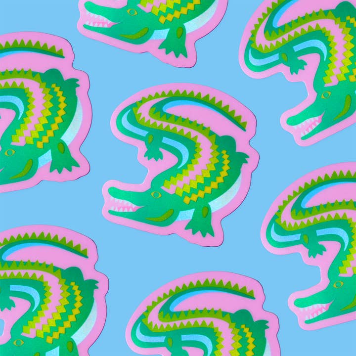 Wildkat Studio - Wholesale Sticker - Alligator Sticker1