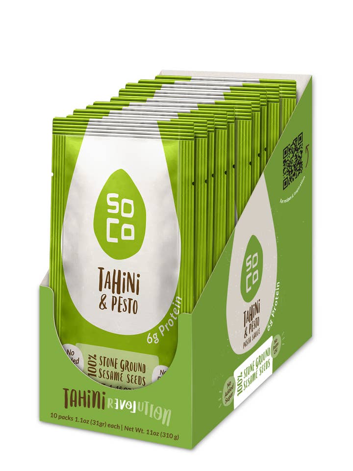 Tahini & Pesto 10 Pack single serve for wholesale by Seeds of Collaboration