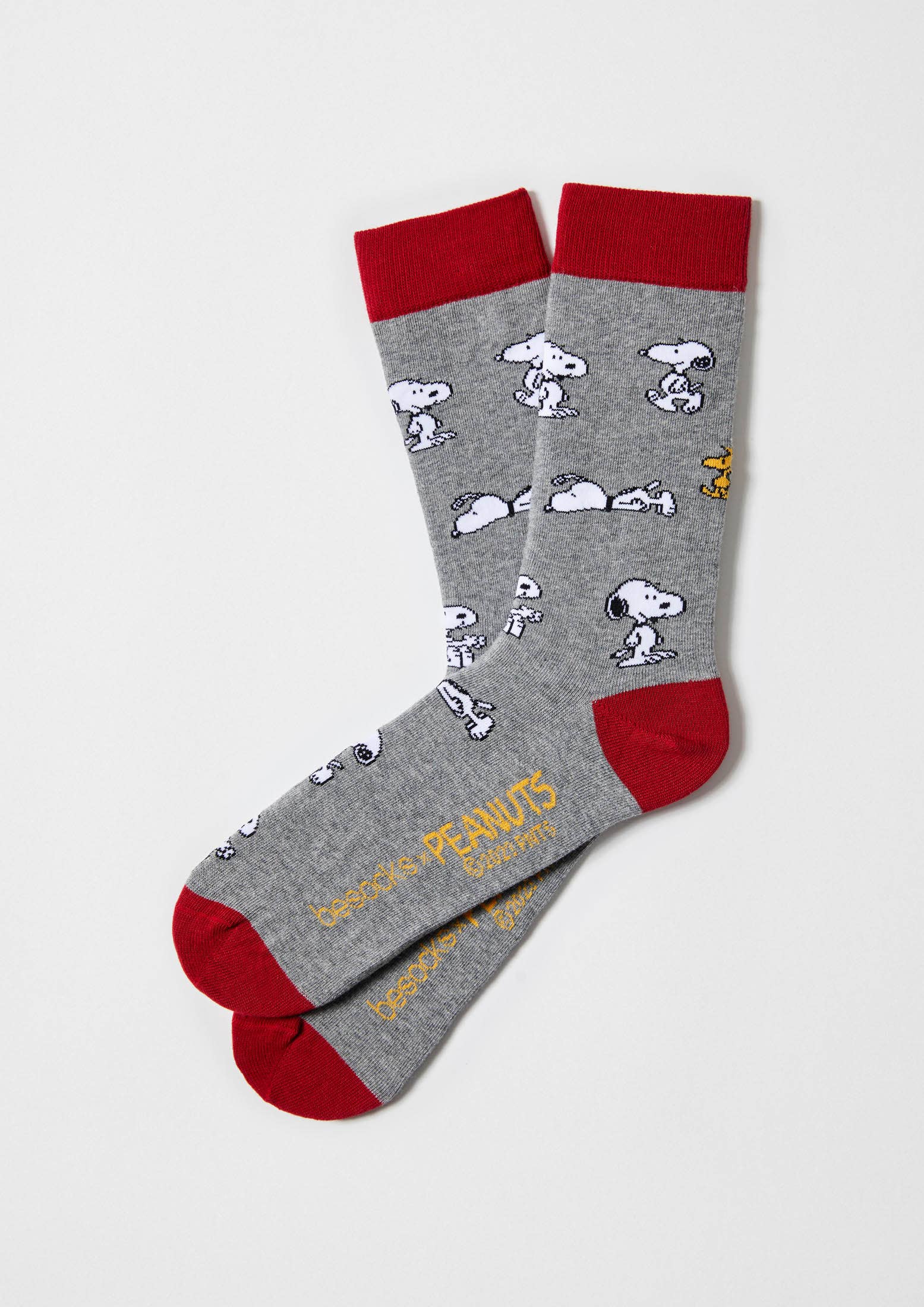 BeSnoopy Grey - 100% Organic Cotton Socks for wholesale on Faire