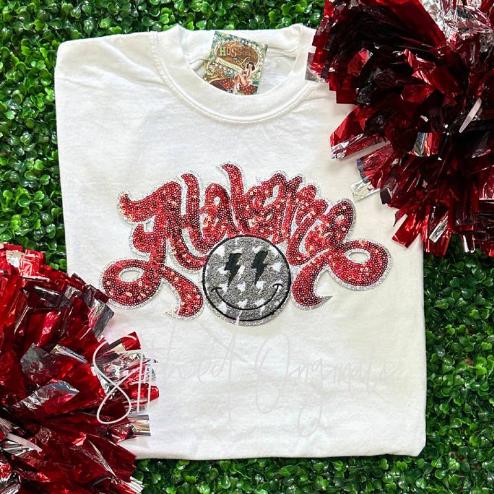 Stitched Originals - Wholesale Patch - Alabama Sequin Patch, Iron on Patch, Sequin Patch