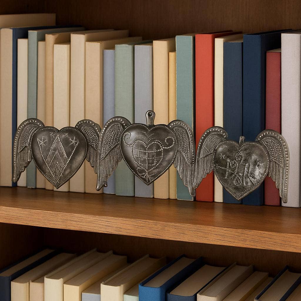 Beyond Borders - Wholesale Wall Accent - Flying Hearts (Set of 3)3