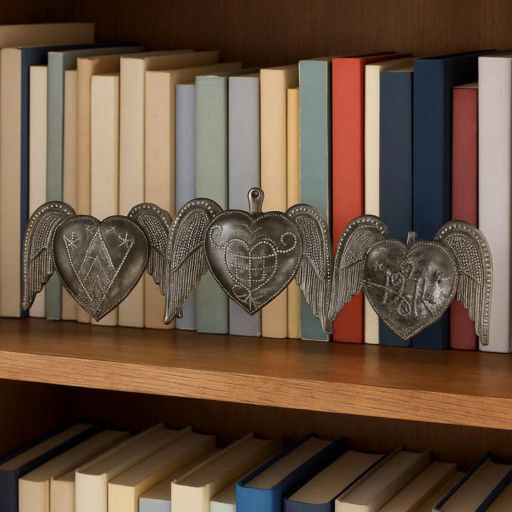 Beyond Borders - Wholesale Wall Accent - Flying Hearts (Set of 3)3