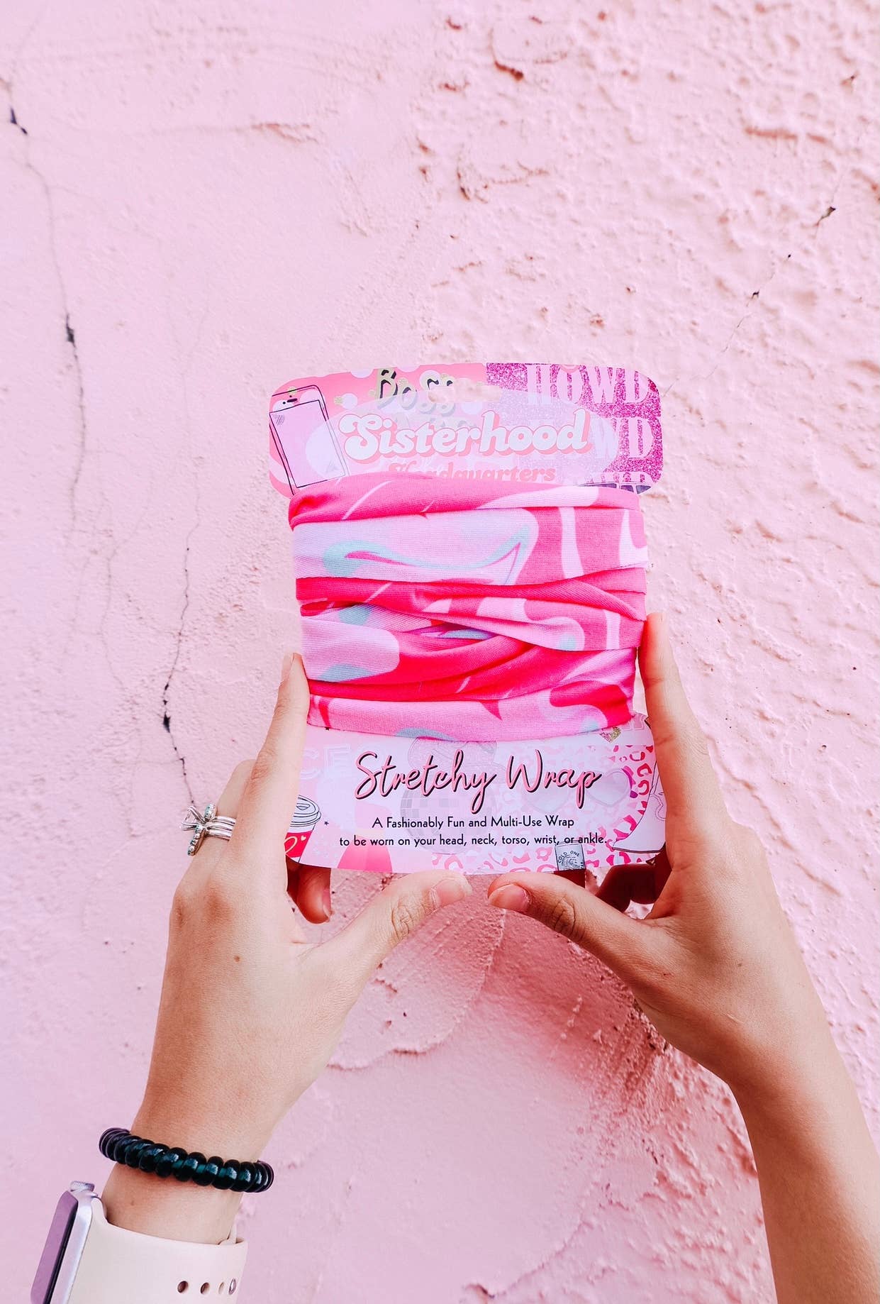 The Front Porch Label – Bandana - Mulher por atacado – Swirl Stretchy Headwrap0