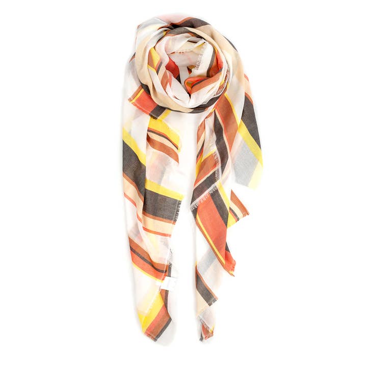 Abstract - Wholesale Scarf - Women's - Striped scarf or sarong8