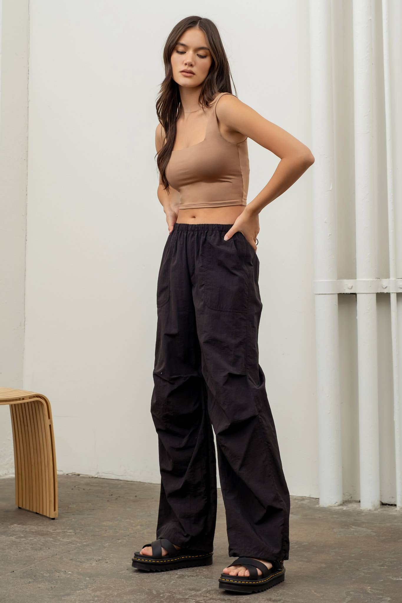 The Workshop Studio - Wholesale Gebreide top - Dames - OMKEERBARE TANKTOP MET KORTE VIERKANTE HALS6