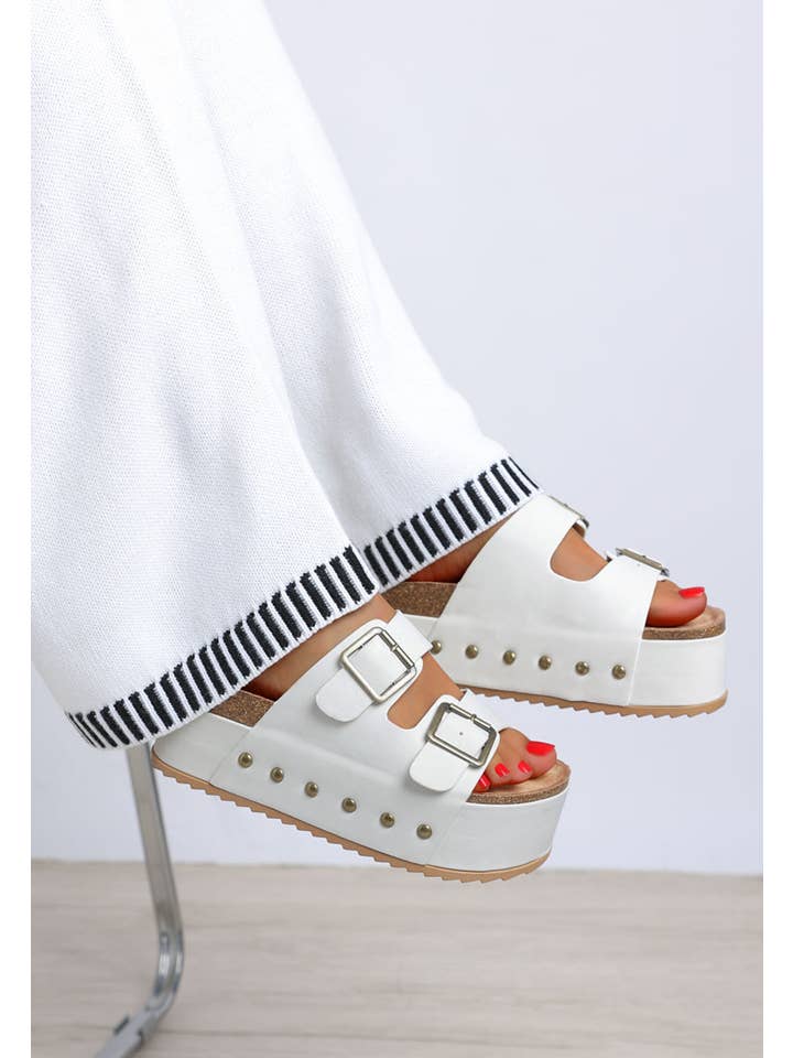 Rag Company - Vente Sandales – femme - Mocassins en similicuir cloutés Impala20