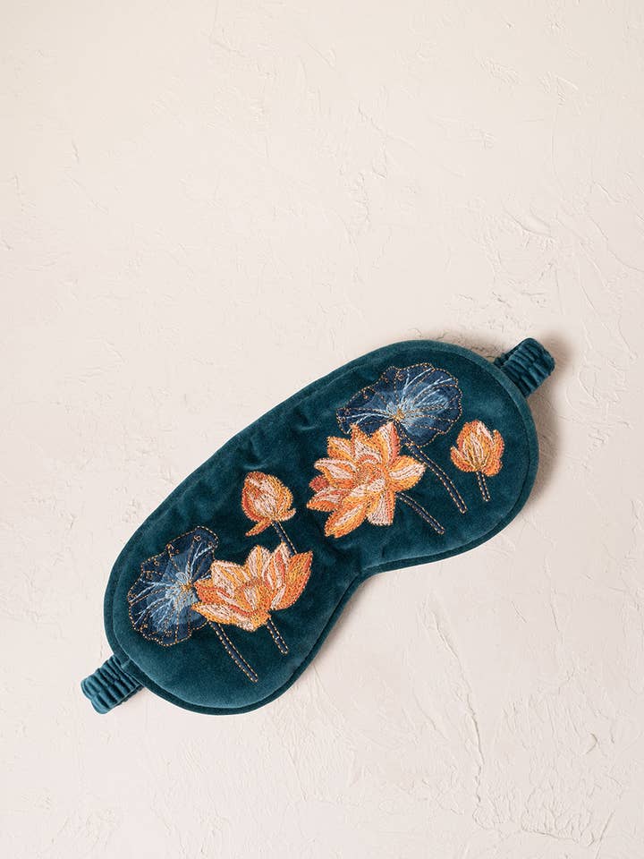 Lotus Eye Mask for wholesale by Elizabeth Scarlett Ltd