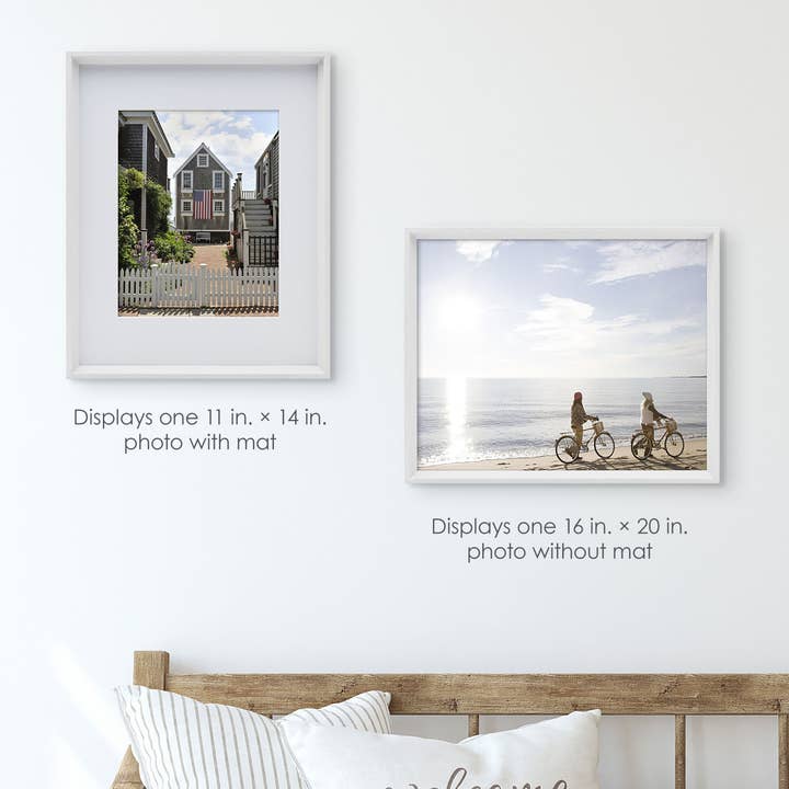 Studio Nova 17x21in White MDF Wall Frame 16x20 matted 11x14 for wholesale on Faire1