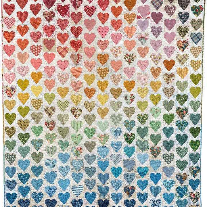 Laundry Basket Quilts - Wholesale Quilt - Hearts, Content Quilt Pattern