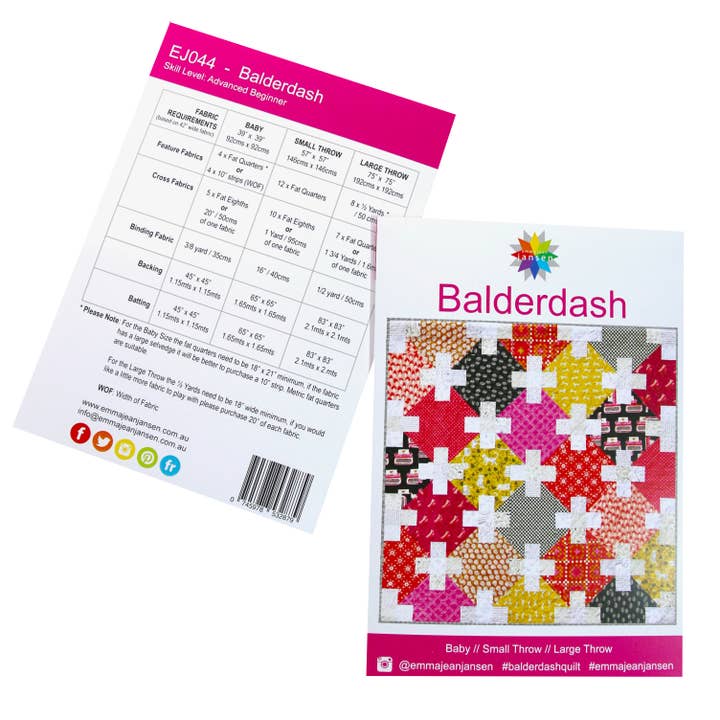 emma jean jansen - Wholesale Craft Tool - • Wholesale - Balderdash Quilt Pattern23