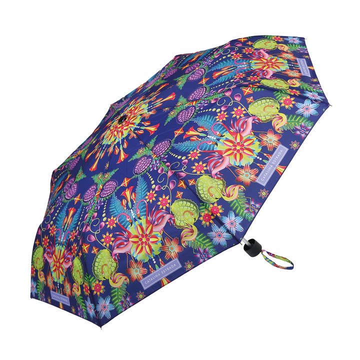 Cuatrogotas - Wholesale Umbrella - Women's - Catalina Estrada Manual Elegance Folding Umbrella. Ref.620312