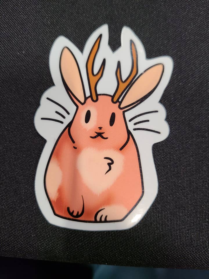 Mytisk Jackalope klistermärke för wholesale av Dorkish Designs