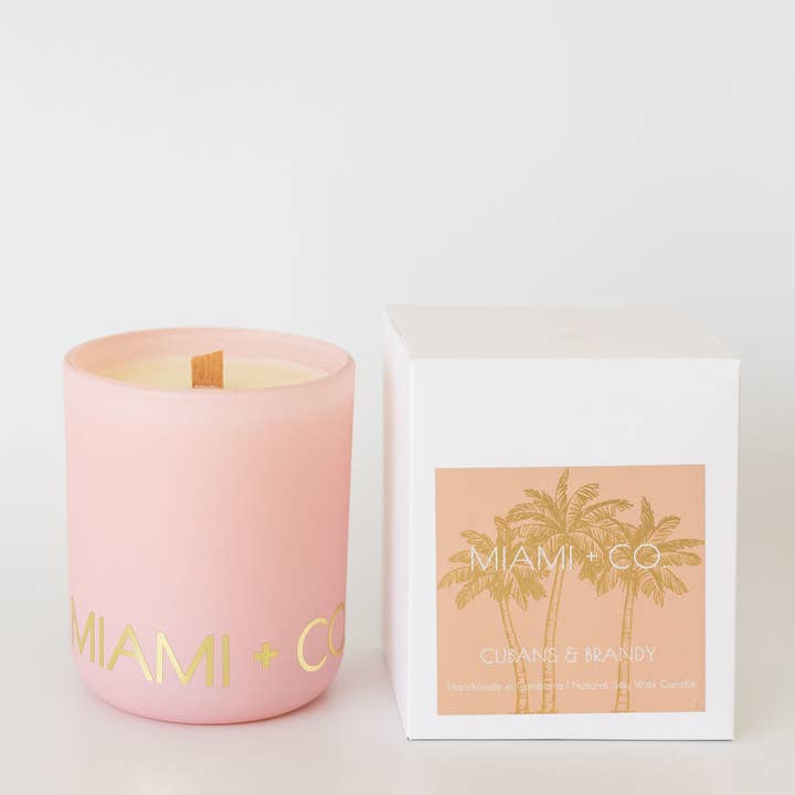 Cubans & Brandy - Large Candle for wholesale by MIAMI + CO.