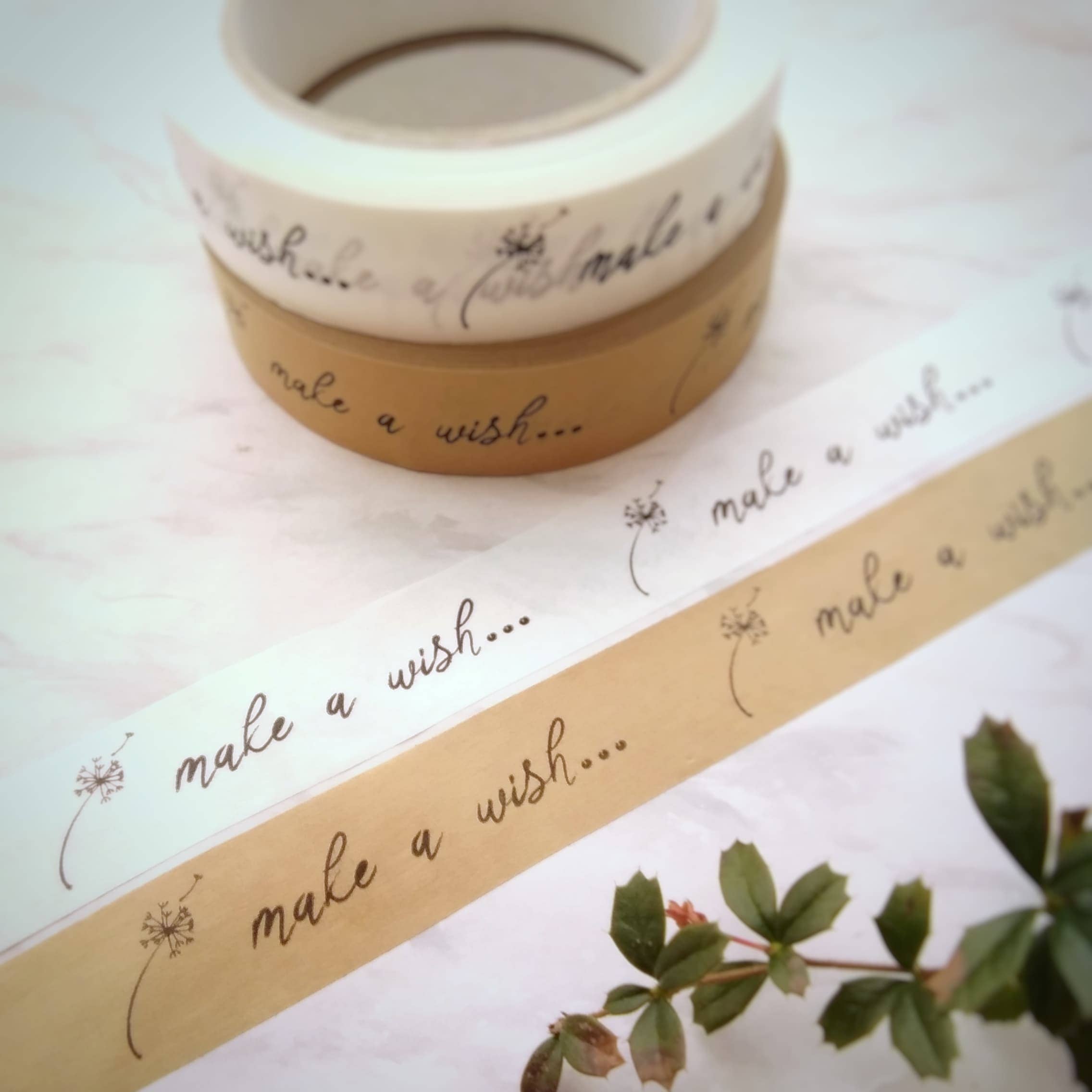 Cards and gift wrap – wholesale Tape – Make a Wish white paper tape1