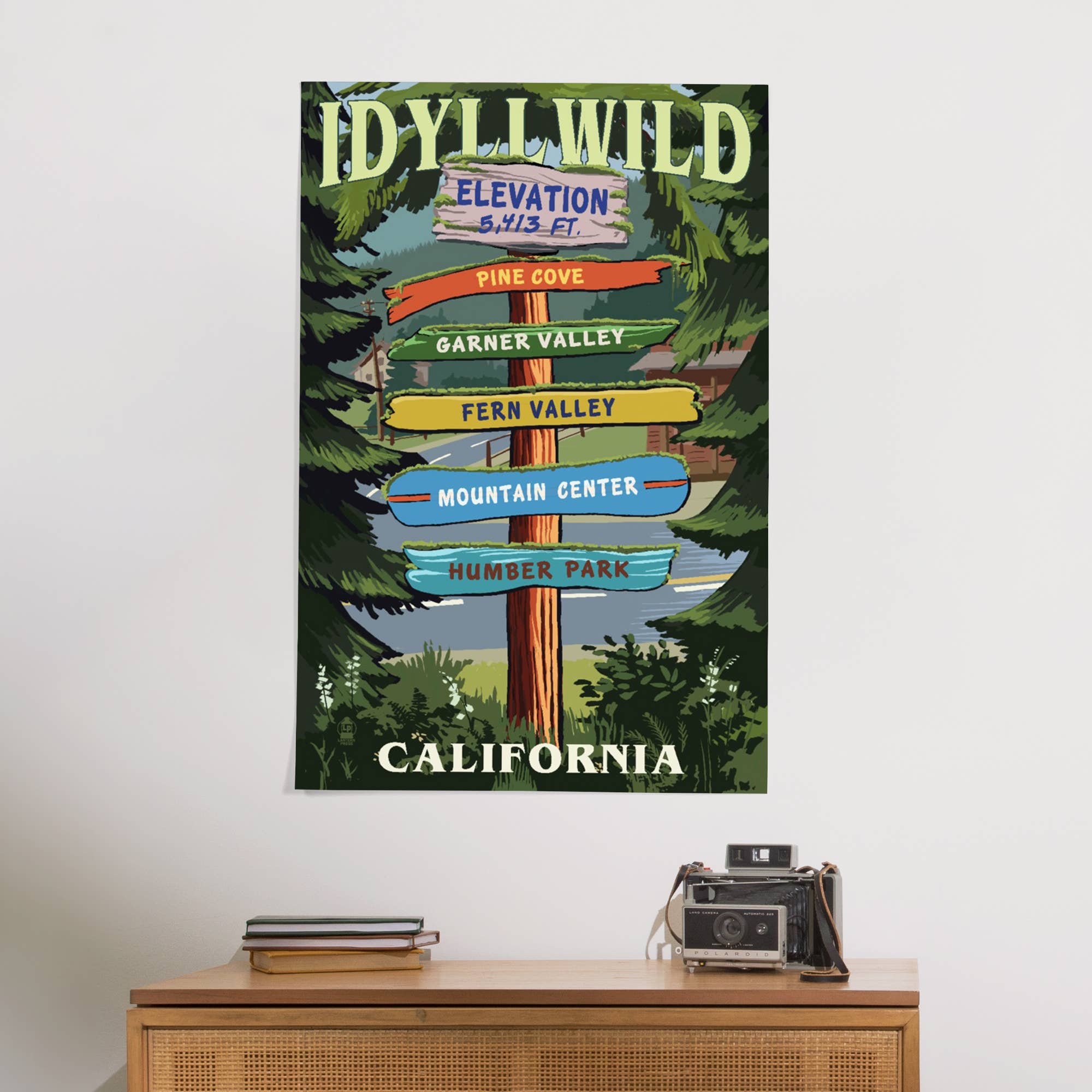 Lantern Press - Wholesale Art Print - GICLEE PRINT Idyllwild, California, Destinations3