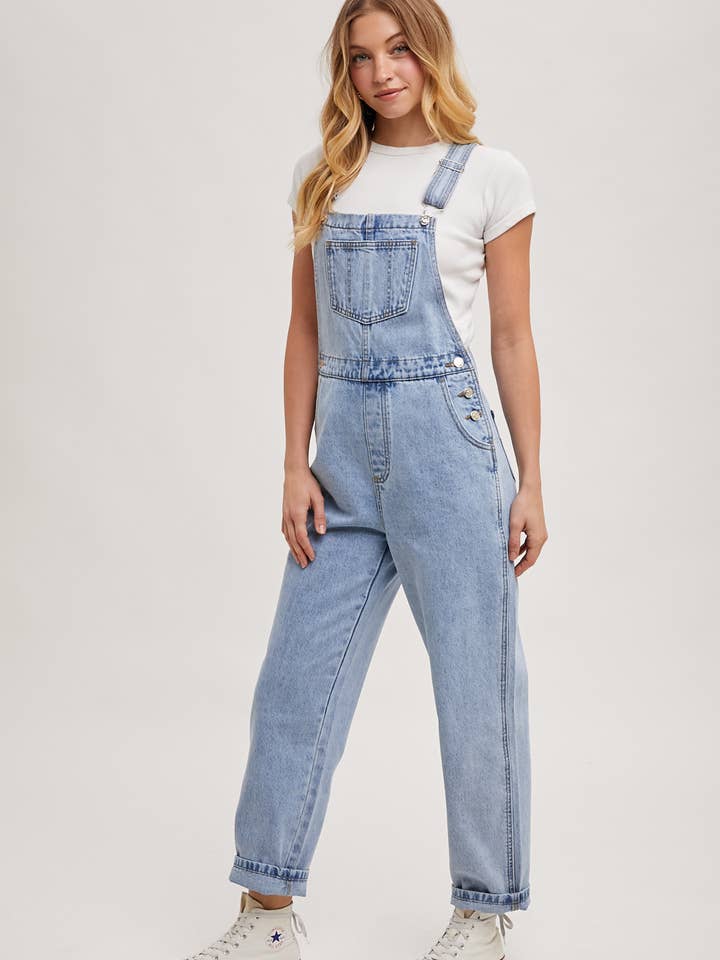 Bluivy - Wholesale Overalls - Women's - DENIM STRAIGHT LEG OVERALLS JUMPSUIT6