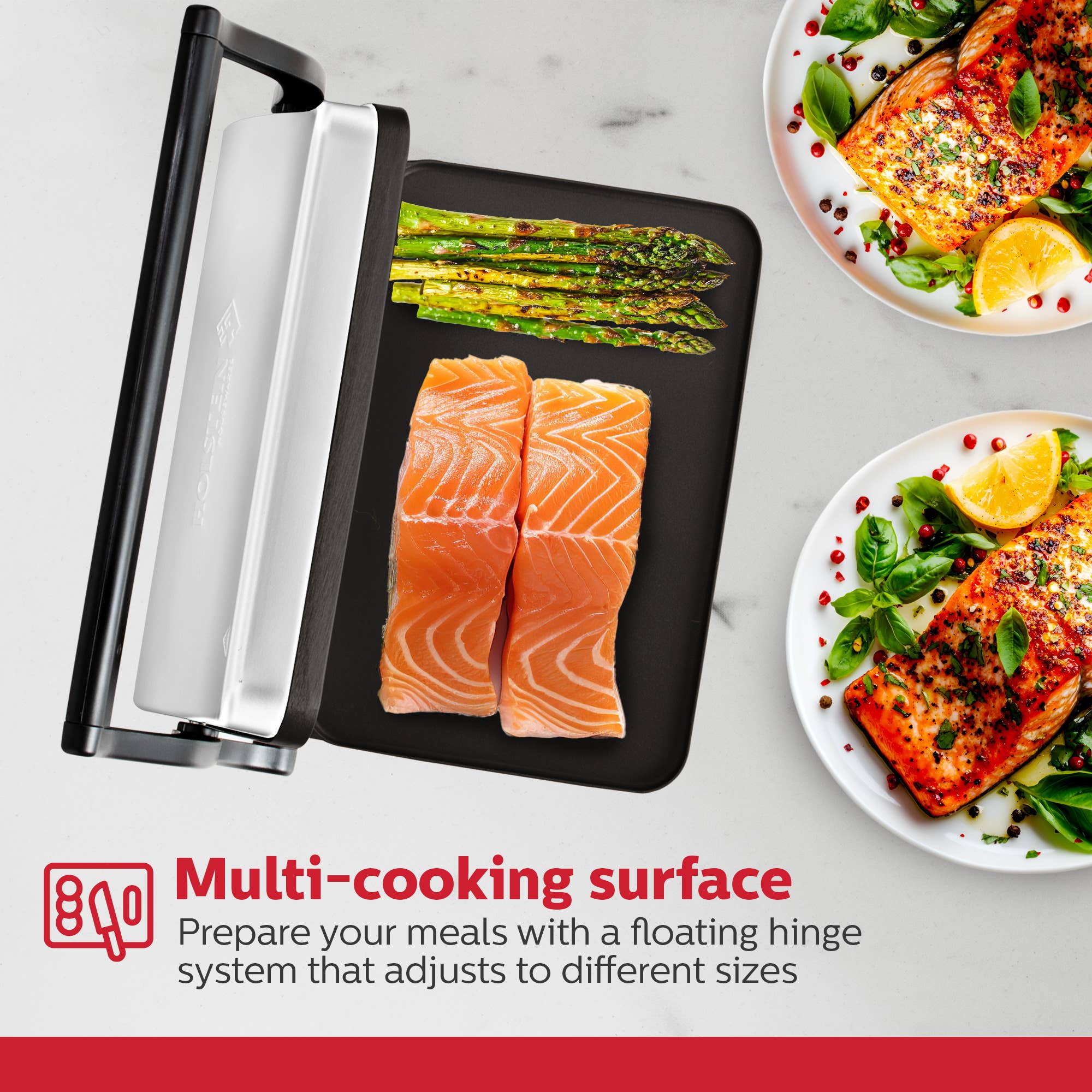 Holstein Housewares - Wholesale Kitchen Appliance - Griddle Panini Press Grill & Gourmet Sandwich Maker13