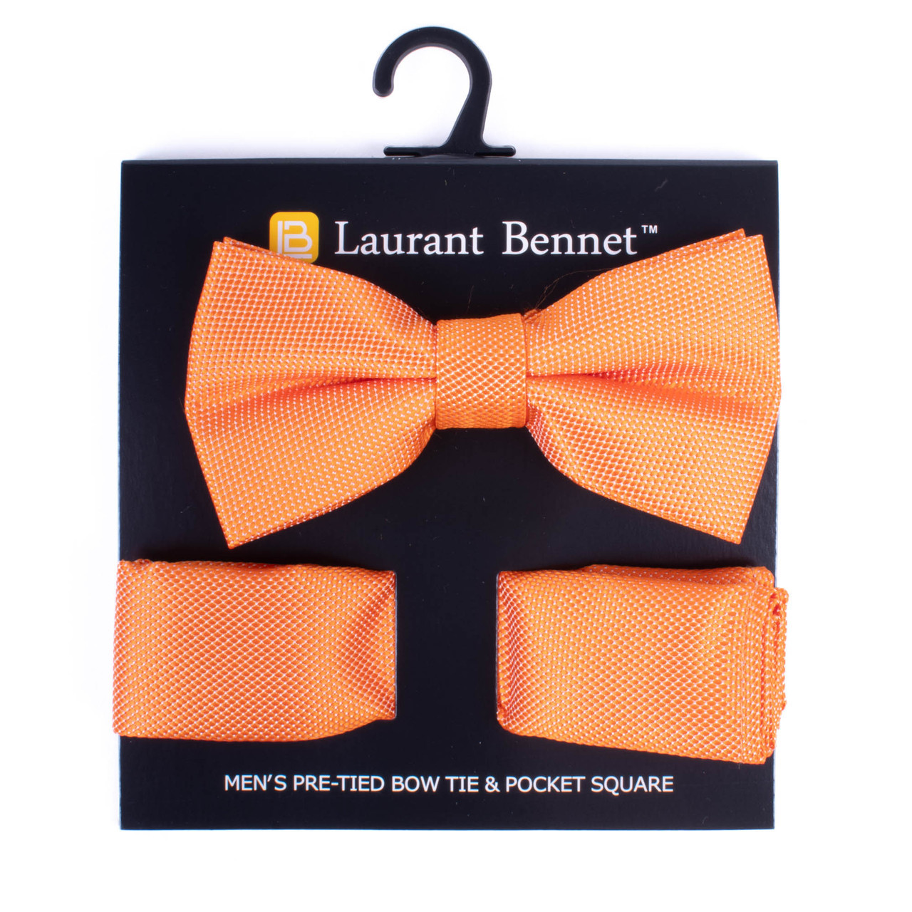 Selini New York - Vente Nœud papillon – homme - Ensemble nœud papillon et mouchoir en polyéthylène tissé pour hommes - BTH630820