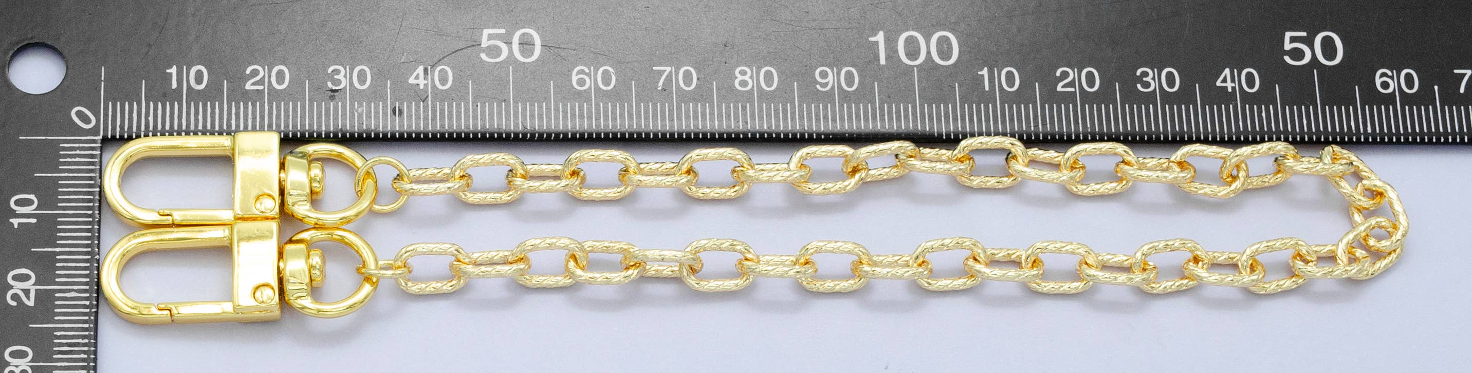 Aim Eternal - Vendita all'ingrosso Collane a catena e maglie - Catena Ovale Riempita in Oro Testurizzato per Charm Borsa Fai-da-Te2