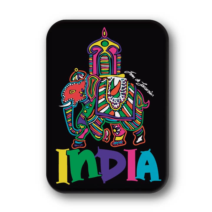 India Elefante - Juan De Lascurain pour la vente par BetterMagnets.com by Design Studio 88 Inc