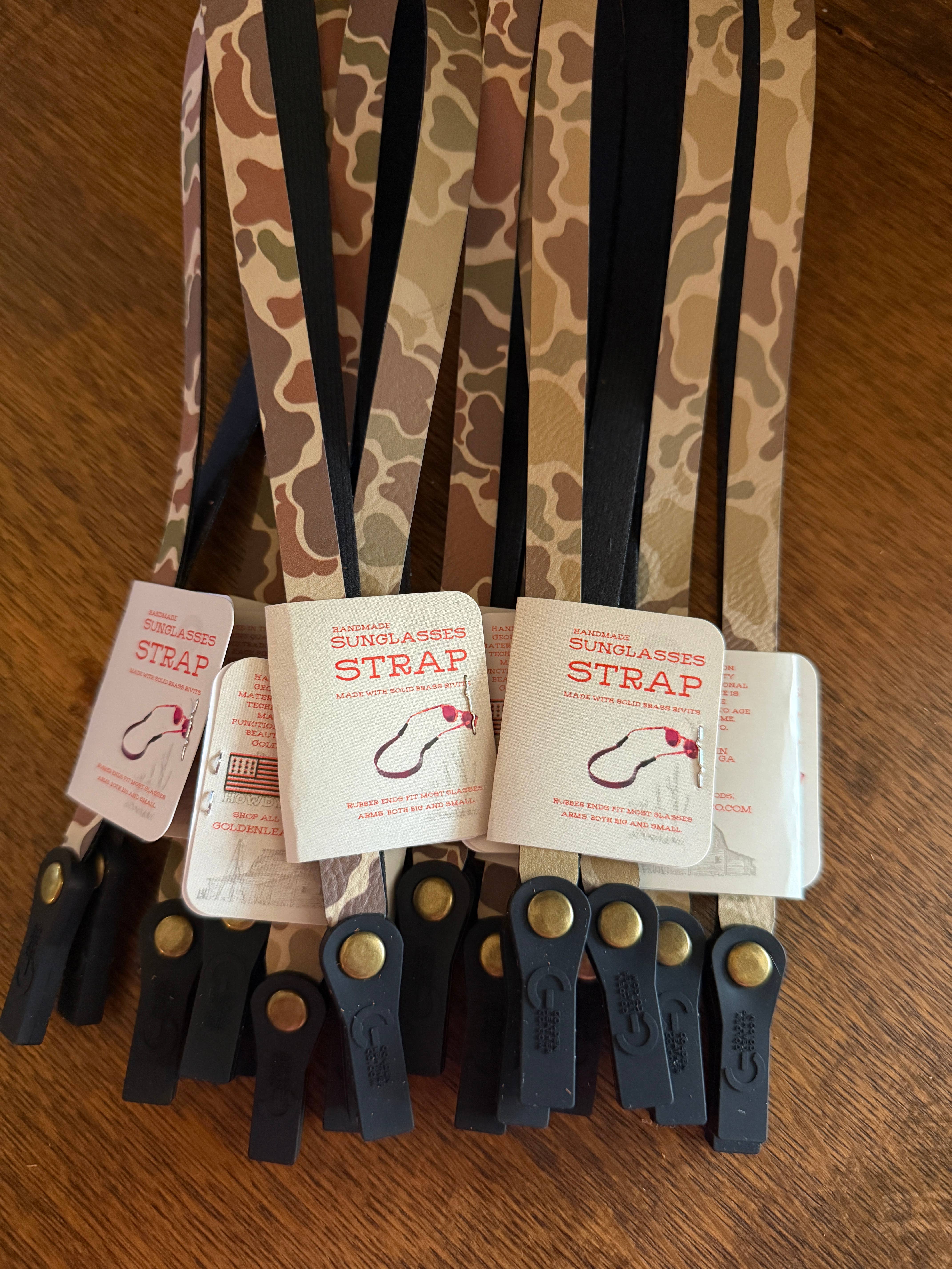 Golden Leather Co. - Wholesale Sunglasses/Eyeglasses Strap - Men's - Camo Sunglasses Strap5