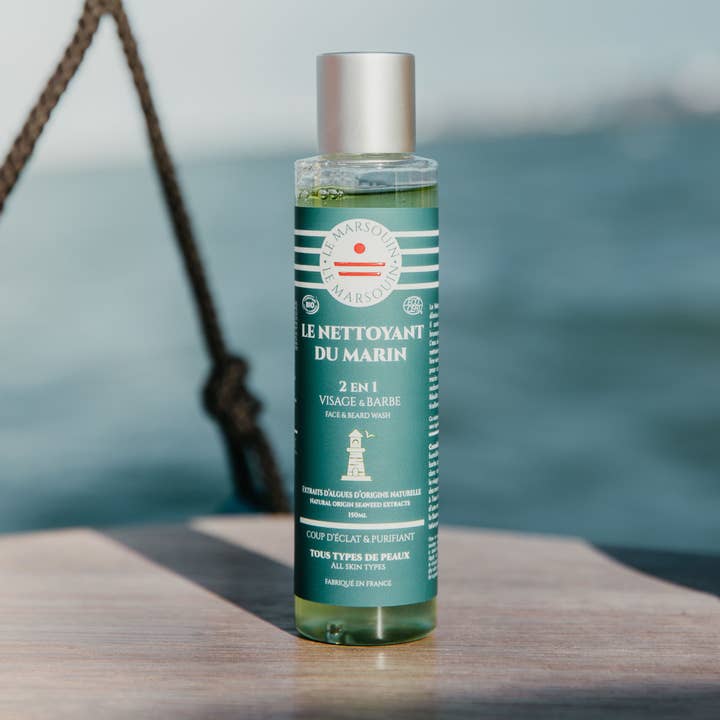 ⚓️ Le Marsouin Organic Face & Beard Purifying Cleanser for wholesale by Le Marsouin
