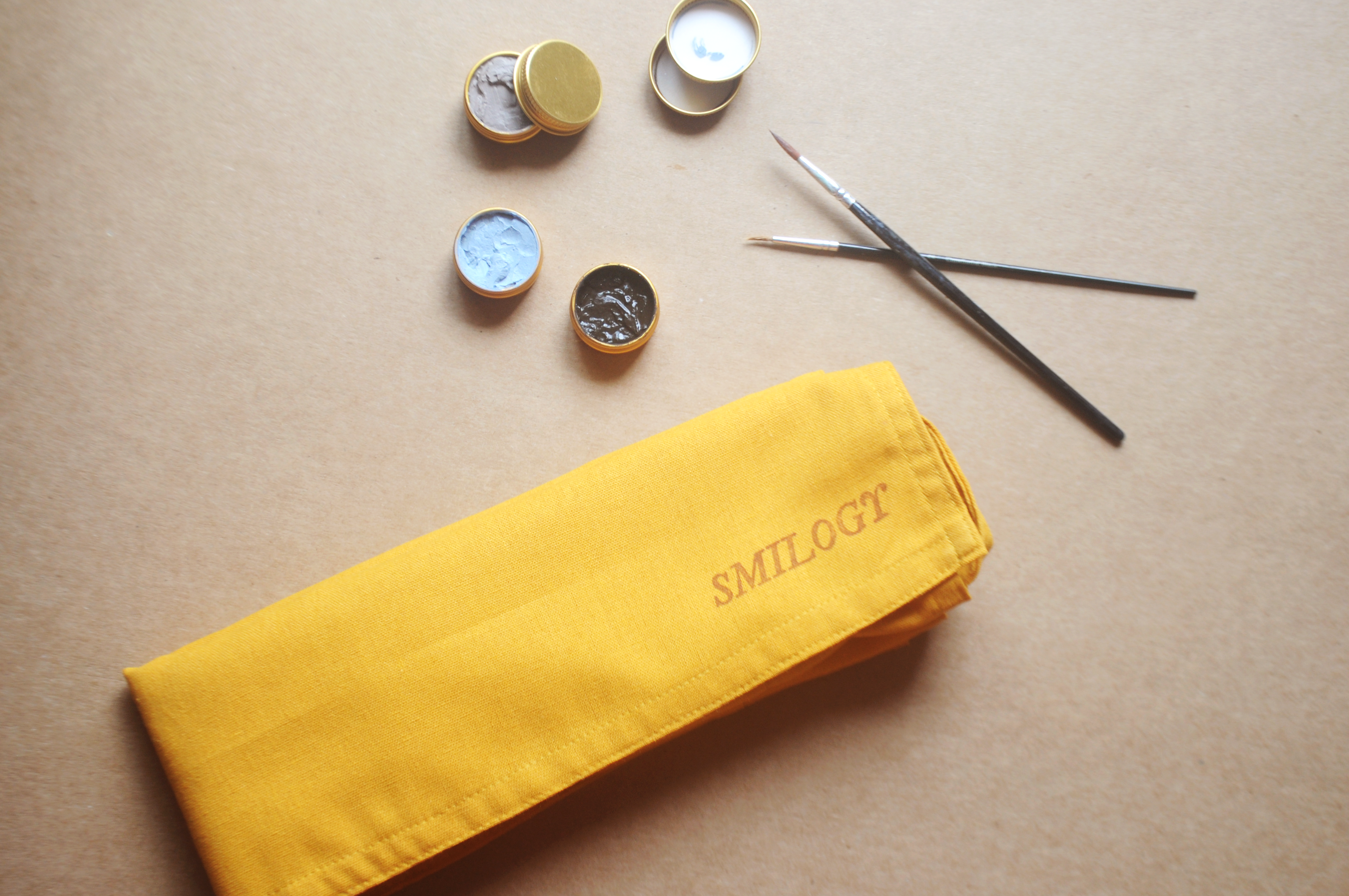 Smilogy Kids Ltd - Wholesale Art Smock - Kids & Baby - Mustard Yellow Kids Linen Apron4