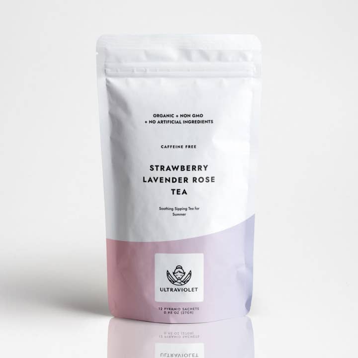Strawberry Lavender Rose Tea | Beauty Blend for wholesale by Ultraviolet Tea
