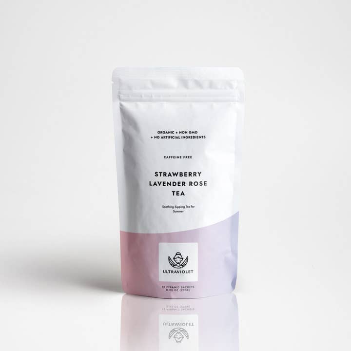 Strawberry Lavender Rose Tea | Beauty Blend for wholesale by Ultraviolet Tea