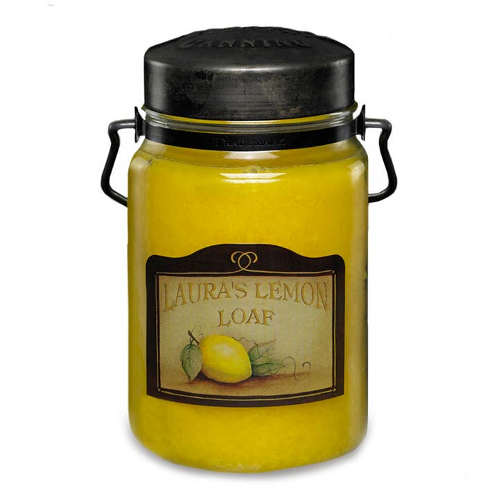 Classic Jar Candle-26oz-LAURA'S LEMON LOAF for wholesale by McCall's Candles