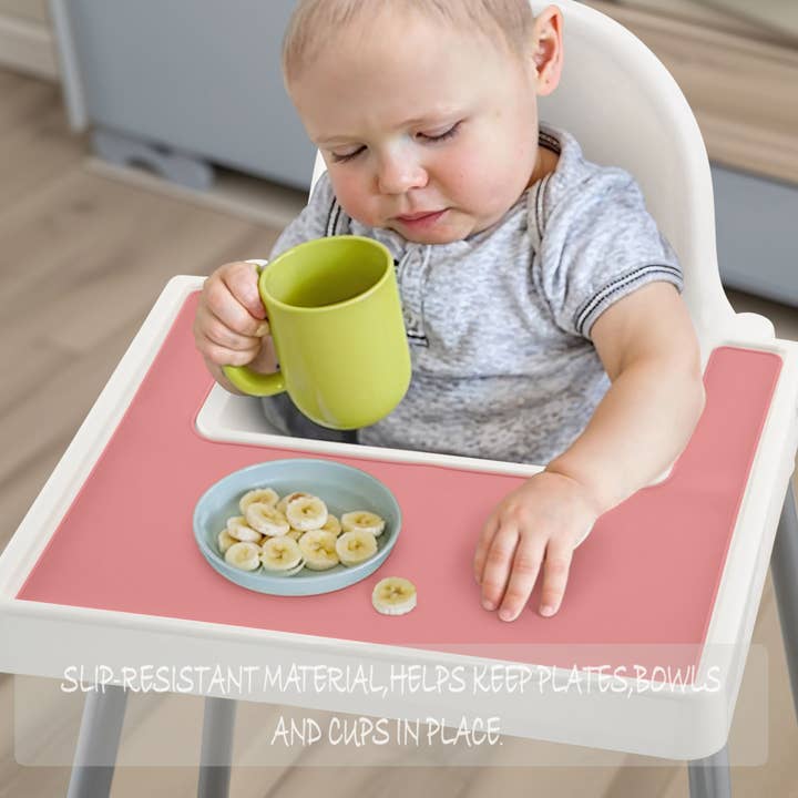 Zoe Sage - Wholesale Placemat - IKEA Highchair Silicone Placemat - Pink3