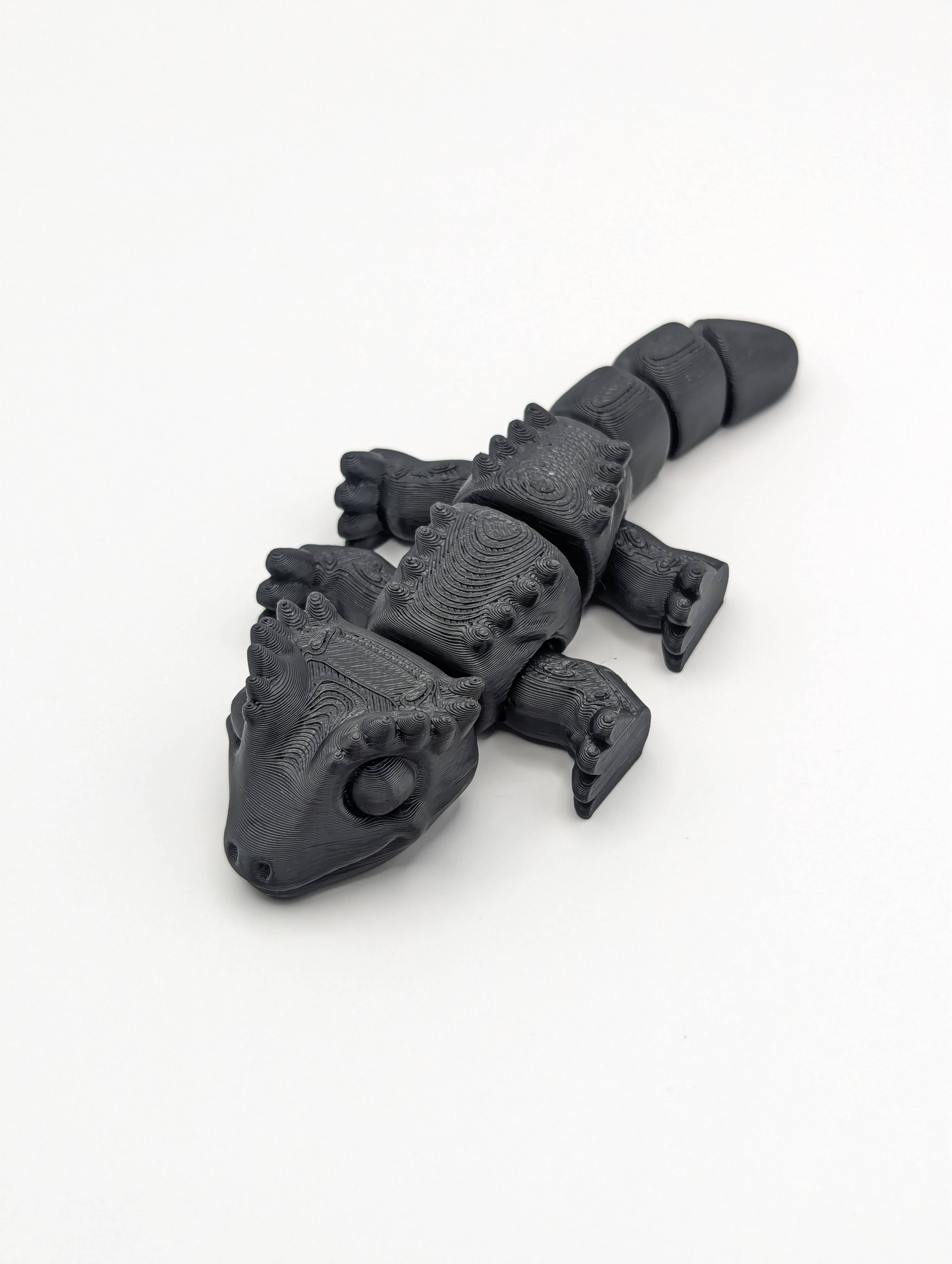 The Midnight Oil - Wholesale Fidget Toy - Kids - 3D Printed Crested Gecko0