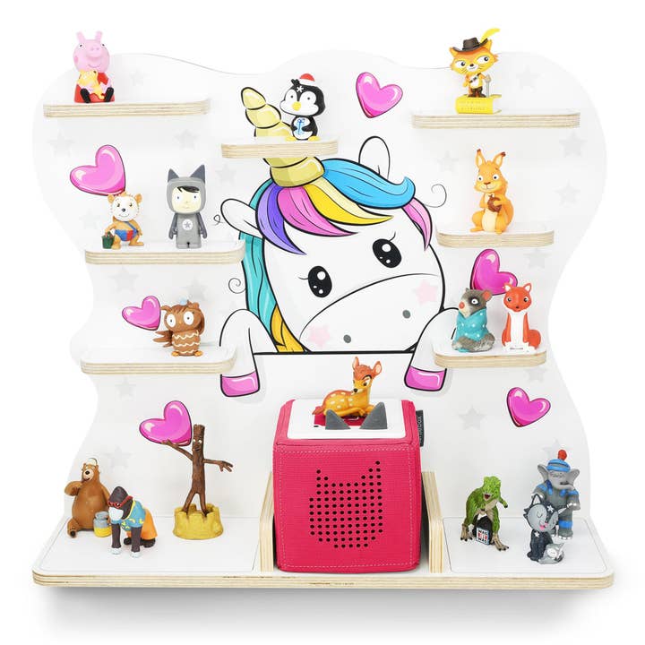 Estantería de madera adecuada para el Toniebox, grande - Lovely Buddy para venta al por mayor de stadtecken