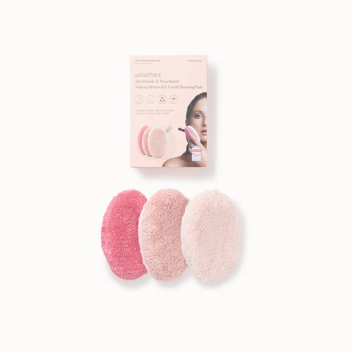 Abschmink- & Reinigungspads - 3er Set für den Großhandel von waschies