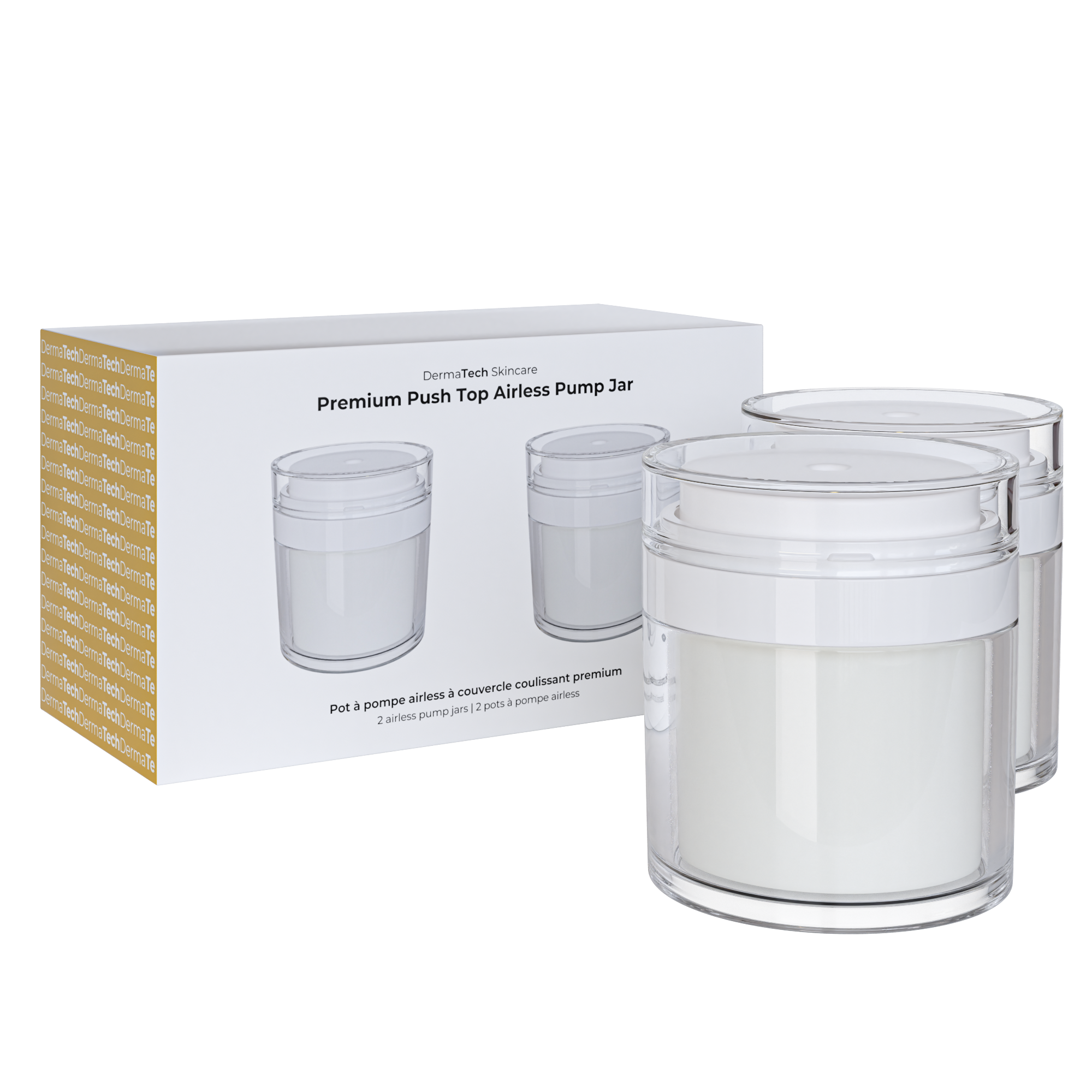 DermaTech Skincare – wholesale Jar – Airless Pump Jars6