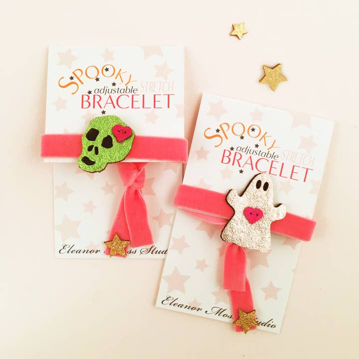 Eleanor Moss Studio – wholesale Woven/braided bracelet – Spooky Skull Bracelet2