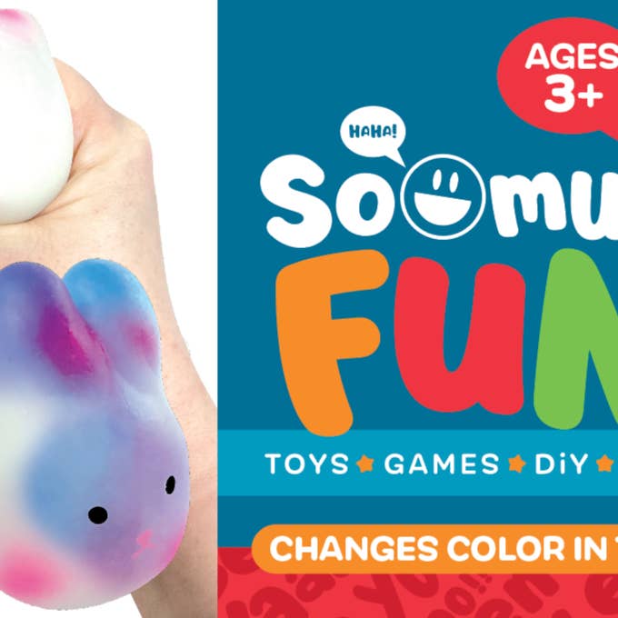 Kipp Brothers - Wholesale Squishy Toy - Kids & Baby - Squish and Squeeze Color Changing Bunny - 12 Piece Display5