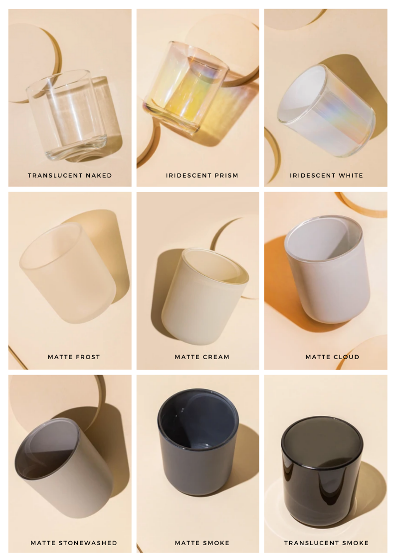 Orglamix - Vendita all'ingrosso Candela in vasetto - Candela da vetro opaco personalizzata femminile | 65 ore di durata2