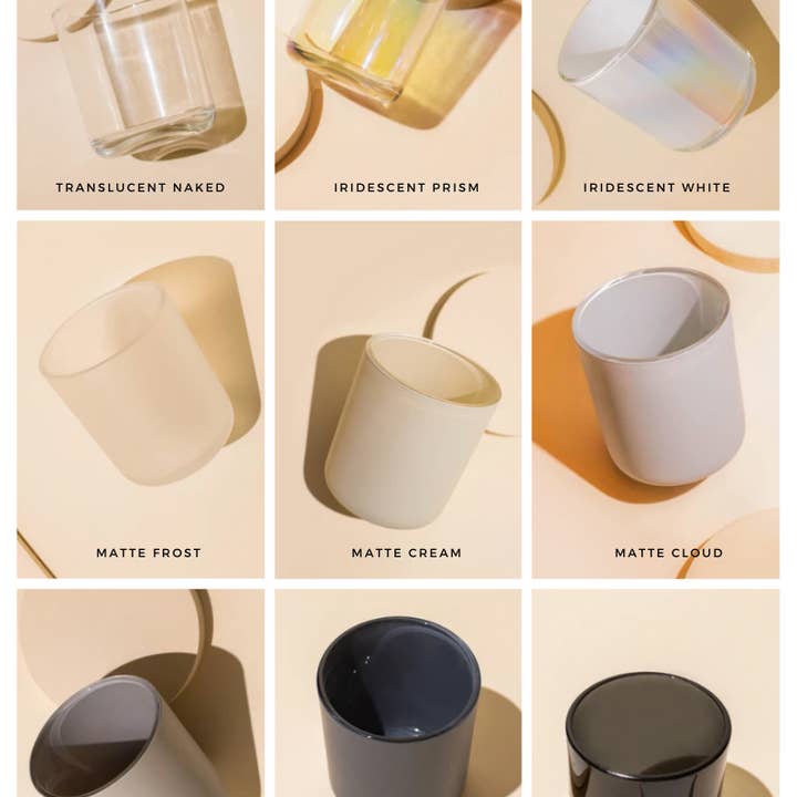 Orglamix - Wholesale Jar/filled candle - Feminine Custom Matte Glass Candle | 65 Hour Burn Time2